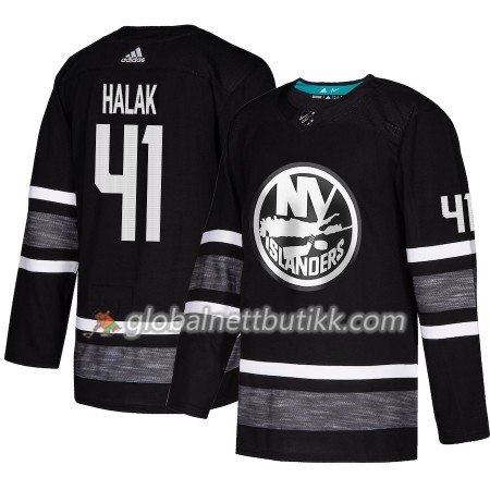 New York Islanders Hockeydrakt Jaroslav Halak 41 Svart 2019 NHL All-Star Adidas Authentic - Herre